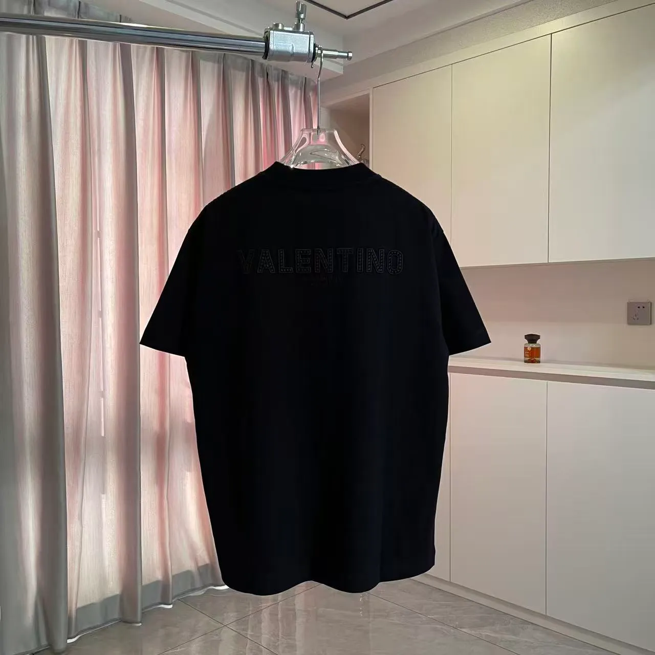 VALENTIN* 2026 New Arrival logo 300g T Same Style Size：S M L XL XXL ：Black White